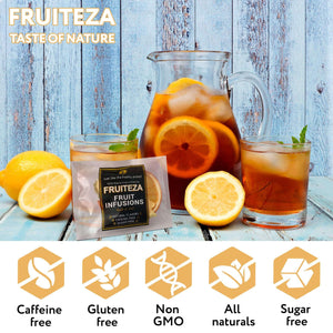 Fruit Infusions - Water Flavoring Packs - Cold Brew Fruit Tea Bags - Detox Tea - Iced Tea Bags - Sweetened Fruit Tea