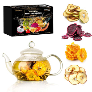 Fruit Infusions - Water Flavoring Packs - Fruit Tea Bags Caffeine-Free - Decaf Tea - Unsweetened Fruit Tea