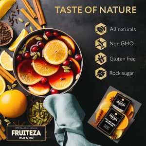 Prepare mulled wine with natural flavors, no artificial ingredients and flavors